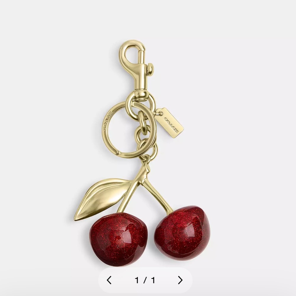 Coach Red Cherry Bag Charm from Amazon